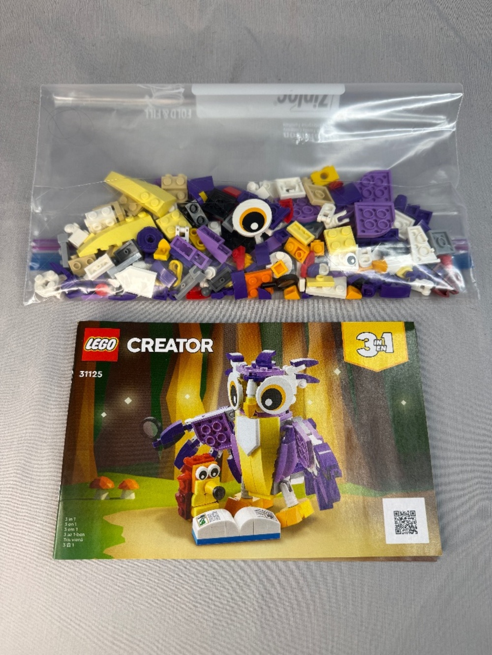 Lego Set – 31125 – 3-in-1 Fantasy Forest Creatures